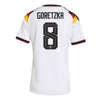 Stroje piłkarskie Niemcy Leon Goretzka #8 Koszulka Podstawowej dla damskie MŚ 2026 Krótki Rękaw